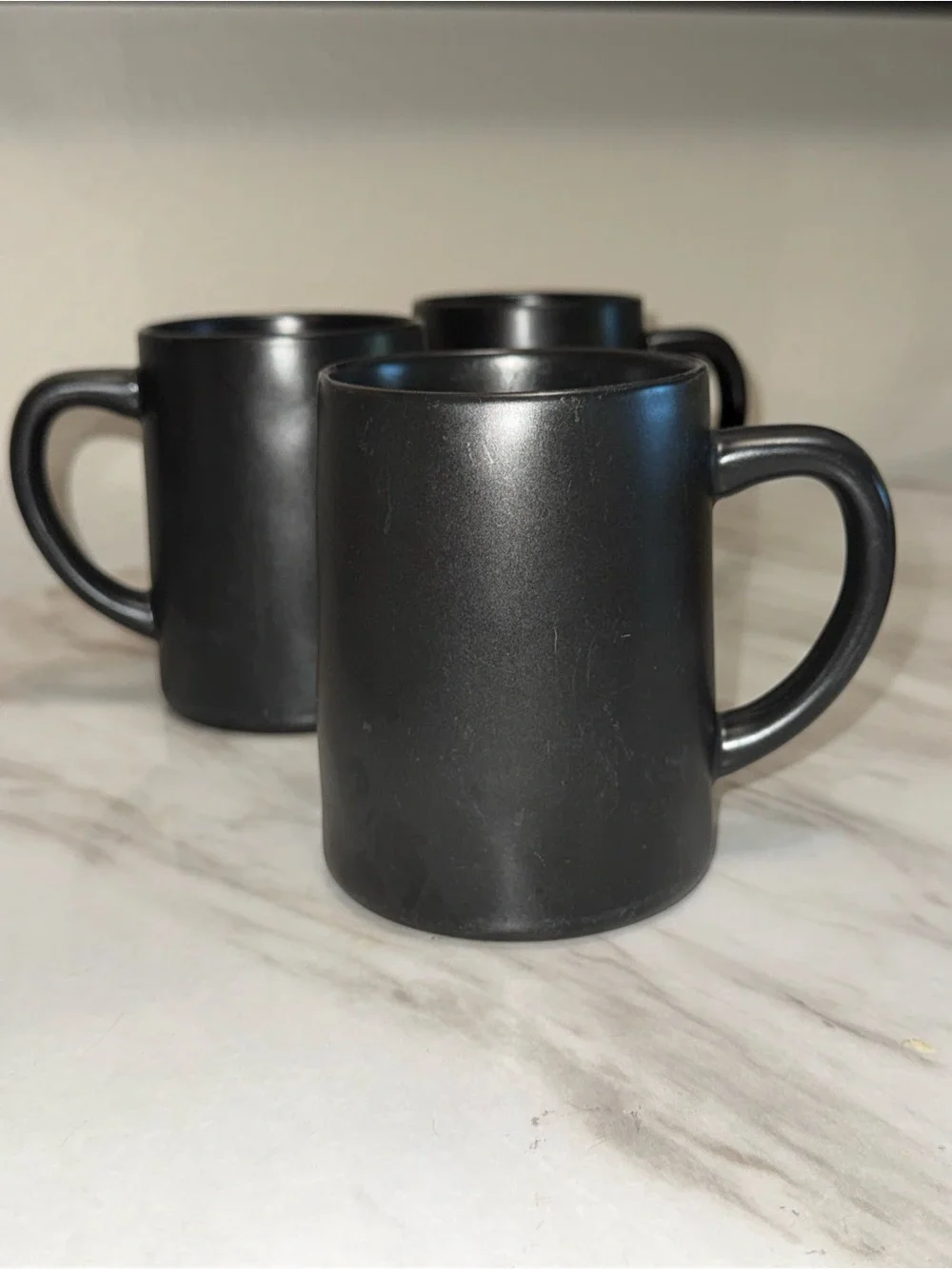 Hearth & Hand with Magnolia Black Stoneware Coffee Mug Set 3pc 12 oz
